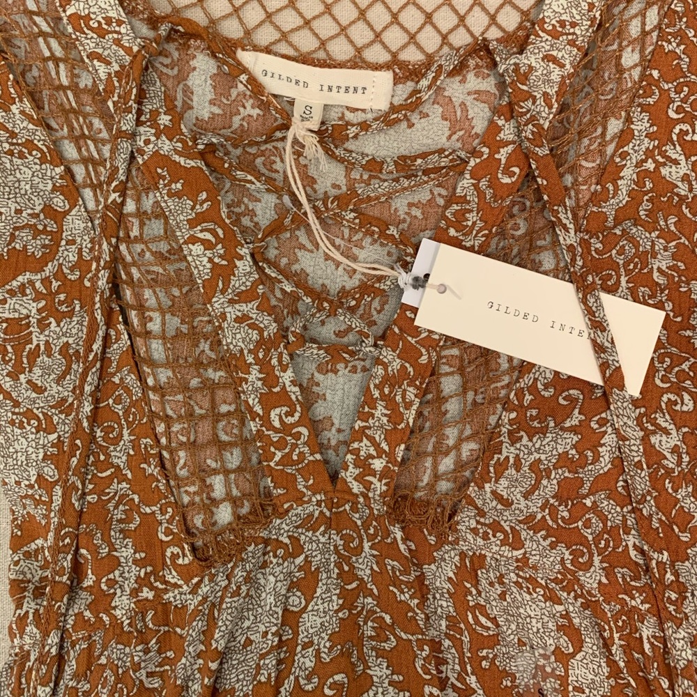Gilded Intent pattern top